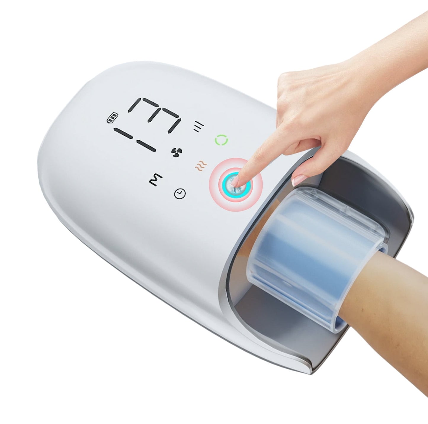 ALLJOY Hand Massager with Heat and Compression with Kneading for Arthritis Carpal Tunnel Pain Relief, Gifts for Women Men