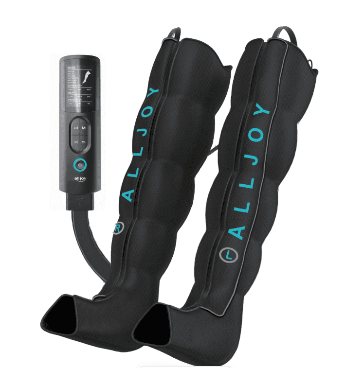 ALLJOY Leg Compression Boots Massager for Circulation and Pain Relief ,Leg Air Compression Foot and Calf Massager with Heat, Leg Stimulation Blood Circulation