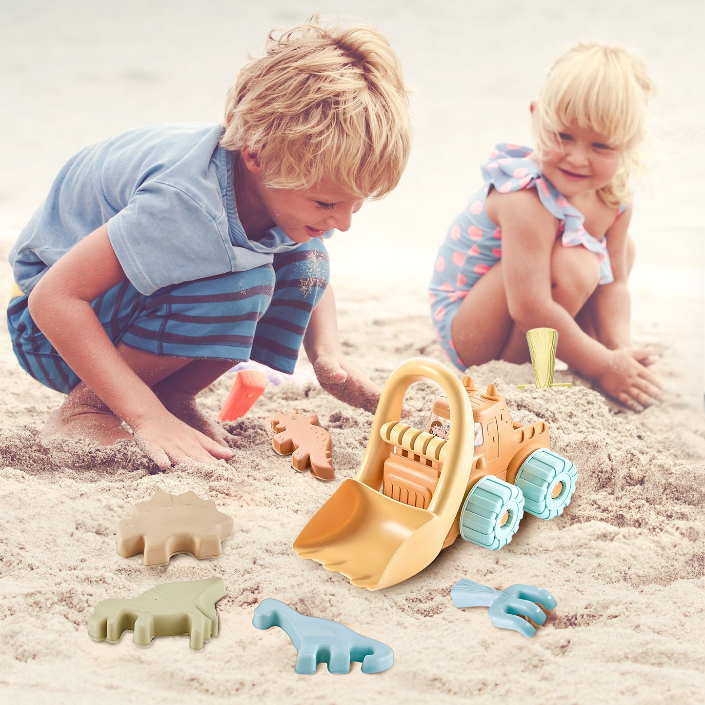 ALLJOY 9PCS Beach Sand Toys
