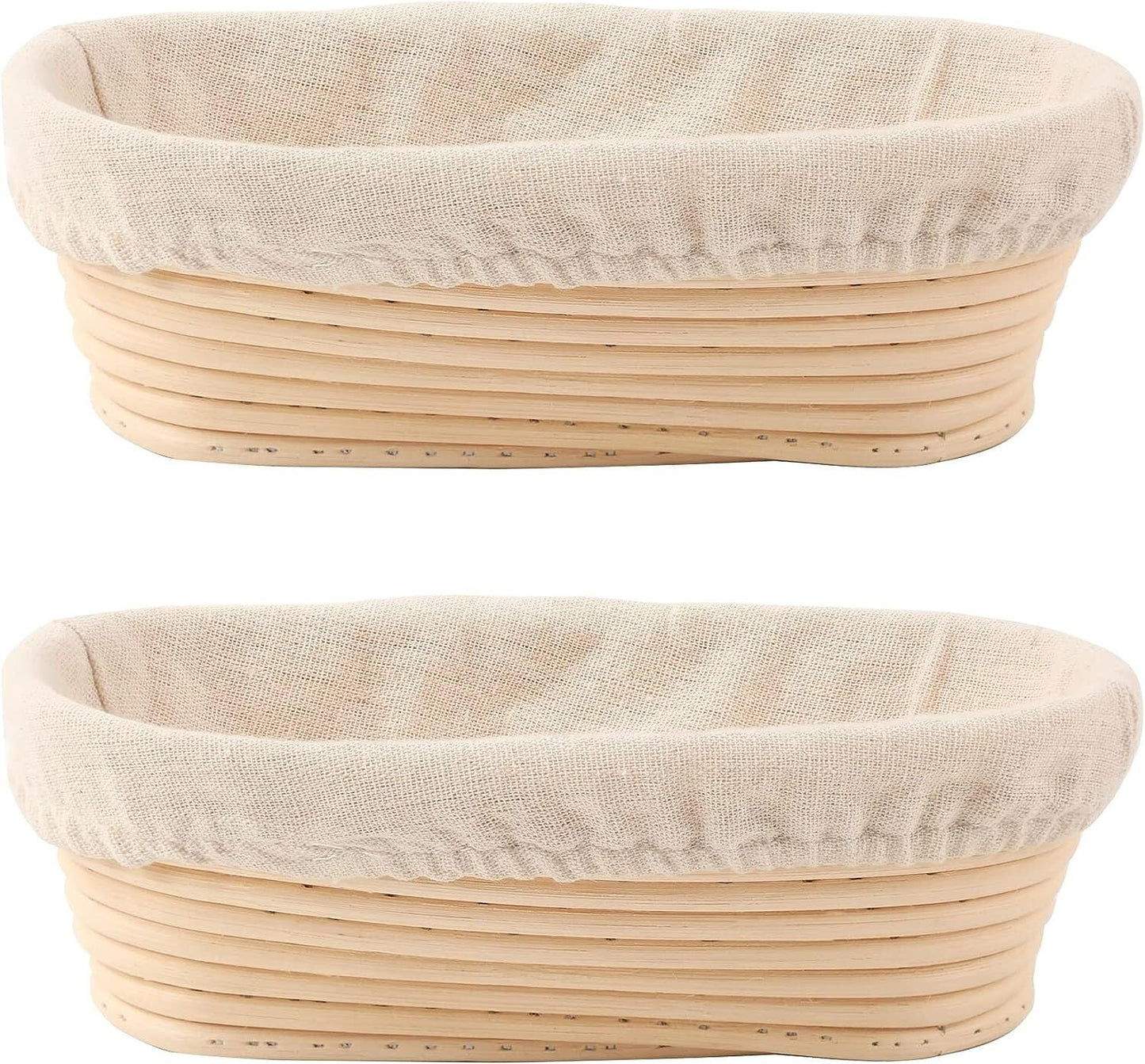 ALLJOY Bread Proofing Baskets Set of 2 10 inch