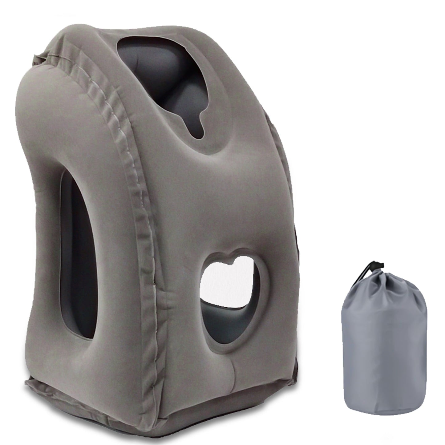 ALLJOY Inflatable Travel Pillow, Inflatable Airplane Pillow Comfortably Supports