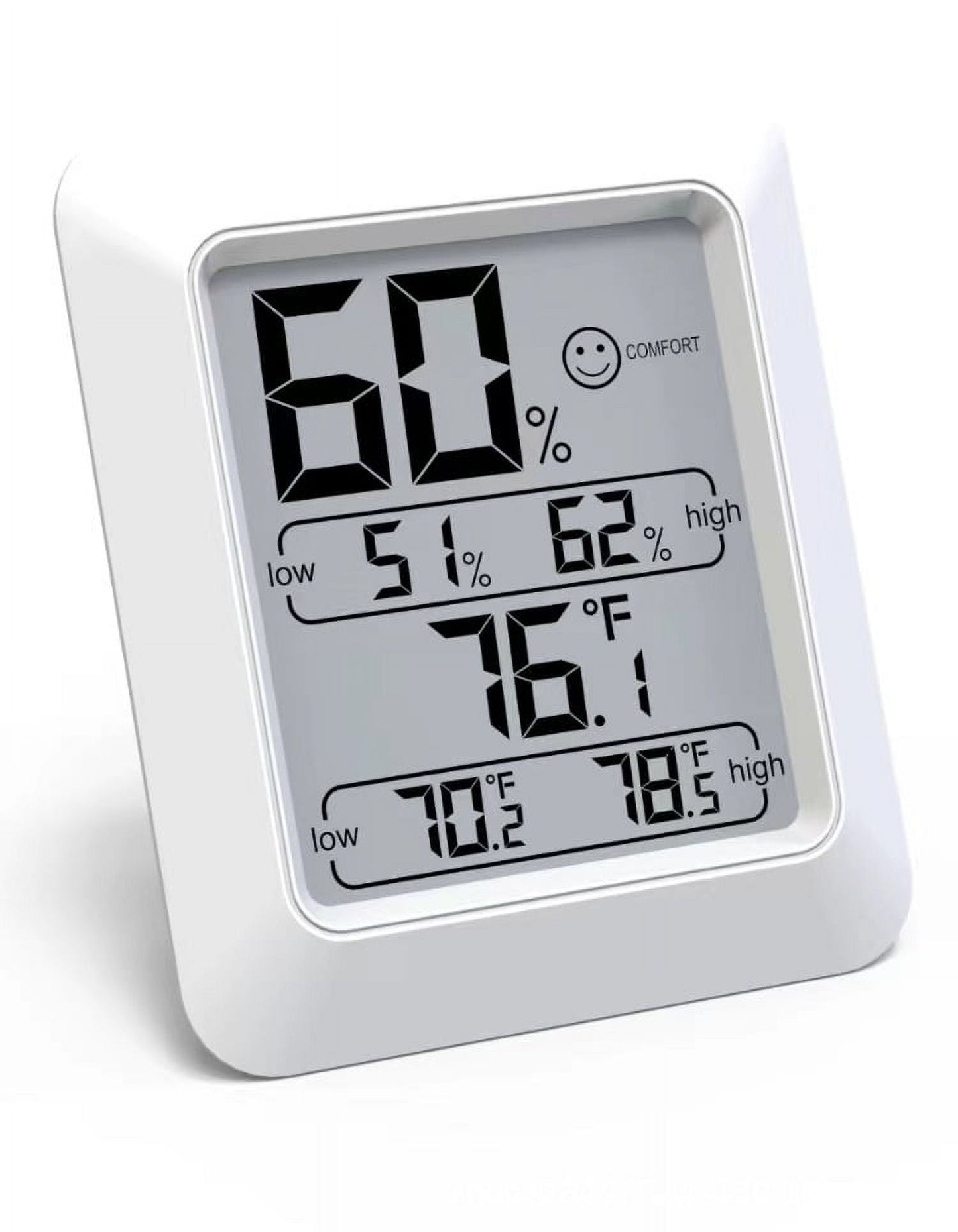 ALLJOY Digital Hygrometer Indoor Thermometer Room Thermometer and Humidity Gauge with Temperature Humidity Monitor