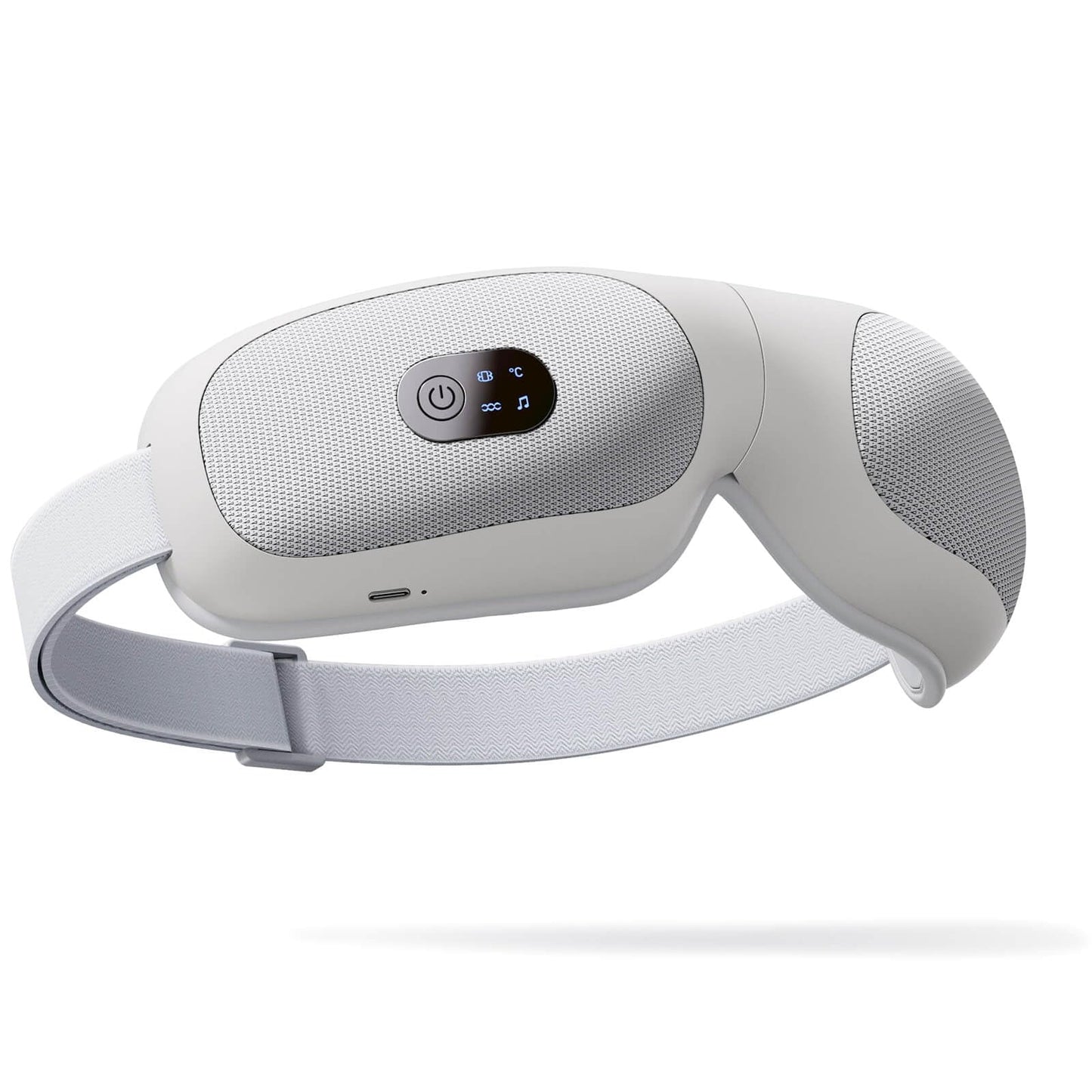 ALLJOY Eye Massager with Heat and Vibration for Migraines, Bluetooth Music Eye Massager Mask, 4 Massage Modes for Relax Eye Strain Dark Circle Eye Bags Dry Eye, Ideal Gifts for Women/Men