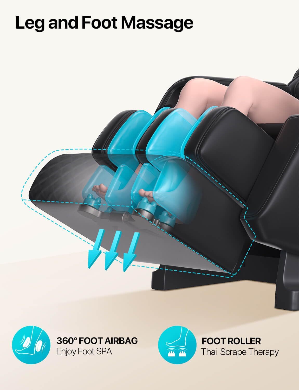 ALLJOY 4D Massage Chair Recliner Full Body Massage Chairs Zero Gravity Massage Chair,Gift for Mom Dad Women Men