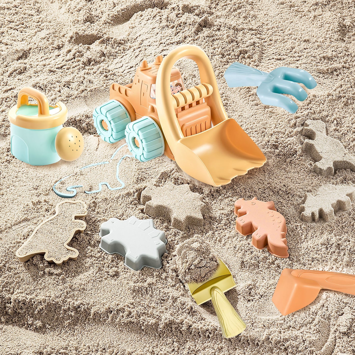 ALLJOY 9PCS Beach Sand Toys