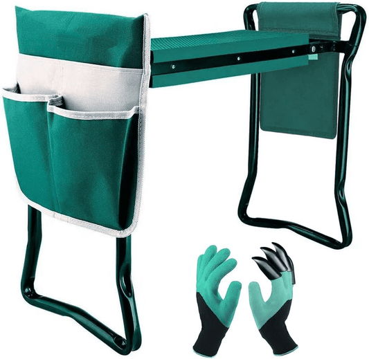 ALLJOY Foldable Garden Kneeler Seat with Upgraded Thicken Kneeling Pad