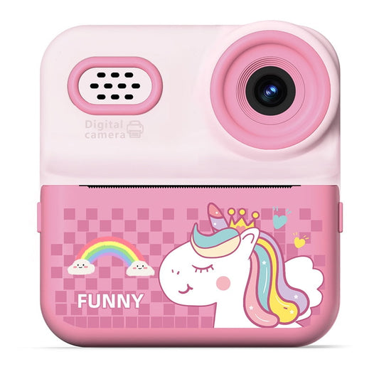 ALLJOY Instant Print Camera for Kids, 1080P Children Printable Cameras Christmas Birthday Gifts for Girls Age 3-10, Toddler Toy for 3 4 5 6 7 8 9 10 Year Old with 3 Roller Photo Paper (Pink)