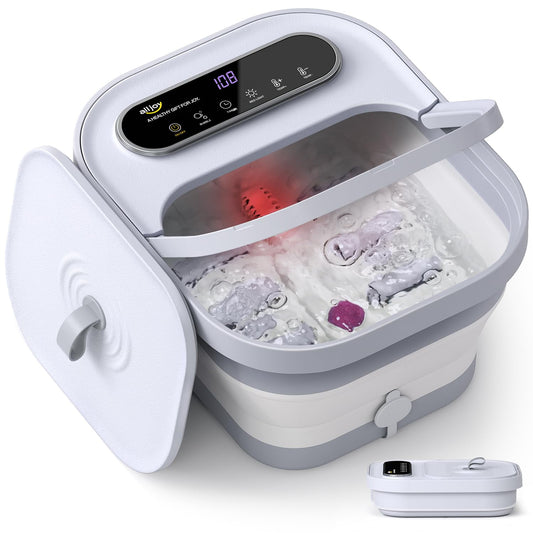Alljoy Folding Foot Bath with Massage and Heating Function, Foot Bath