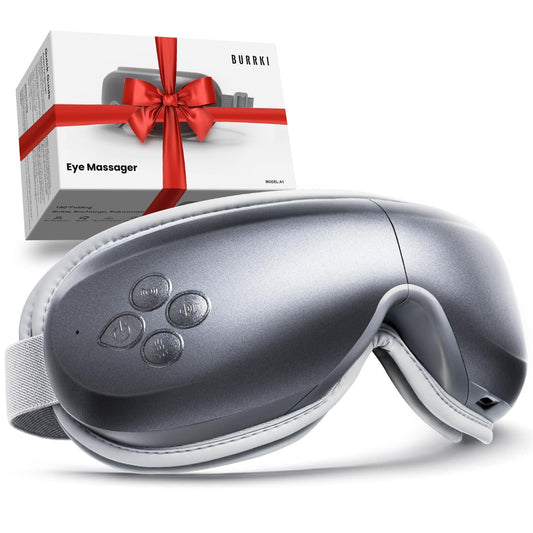 BURRKI Eye Massager with Heat, with Compression and Bluetooth