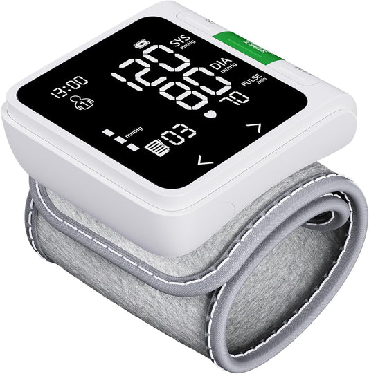 Medisana Connect Wrist Blood Pressure Monitor with 2.5-inch large VA display and smart reminder