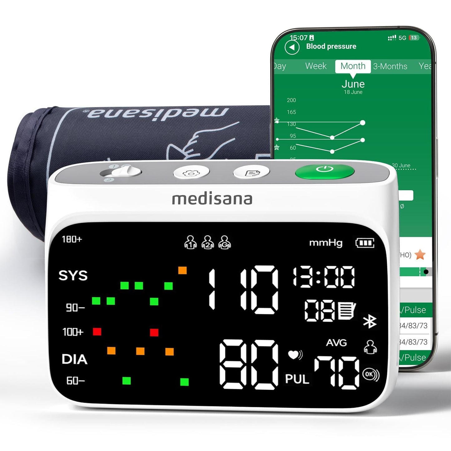 Medisana Cordless Arm Blood Pressure Monitor