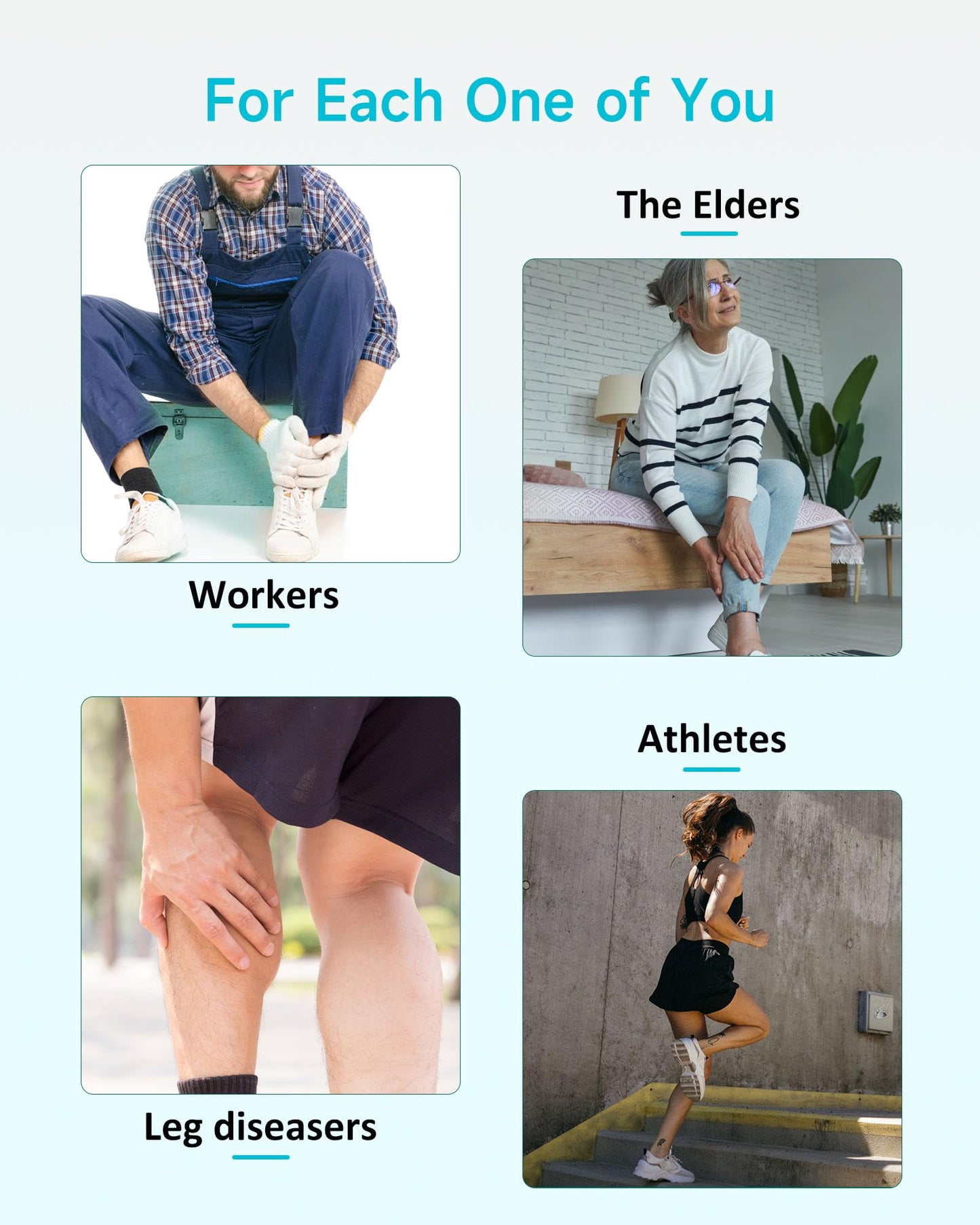 ALLJOY Leg and Foot Massager with Heat and Air Compression, Foot and Calf Massager for Circulation and Pain Relief, Home Adjustable Massage Boots