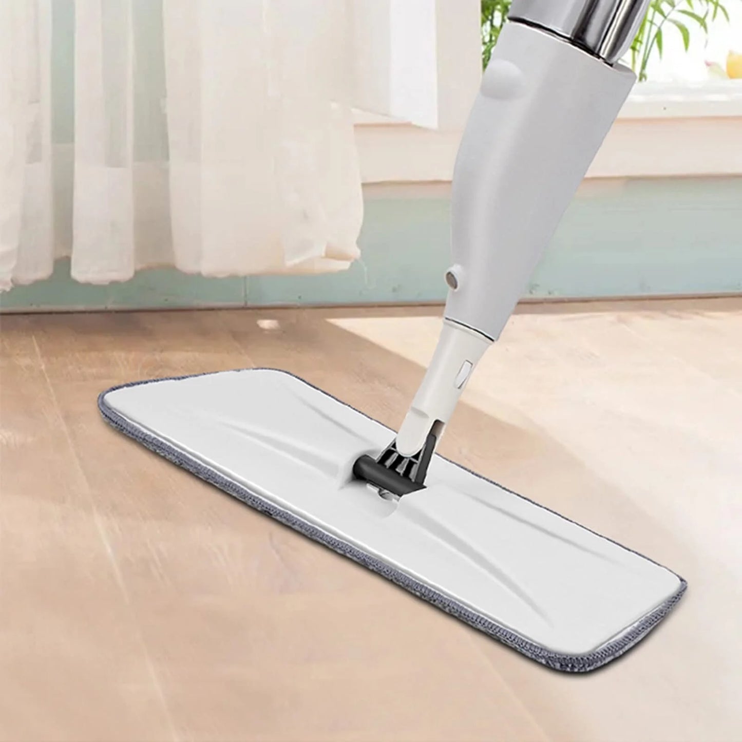 ALLJOY Spray Mops Wet Mops for Floor Cleaning - Microfiber Dust Mop with 3X Washable Pads Floor Mop with Sprayer Wood Floor Mops Commercial Home
