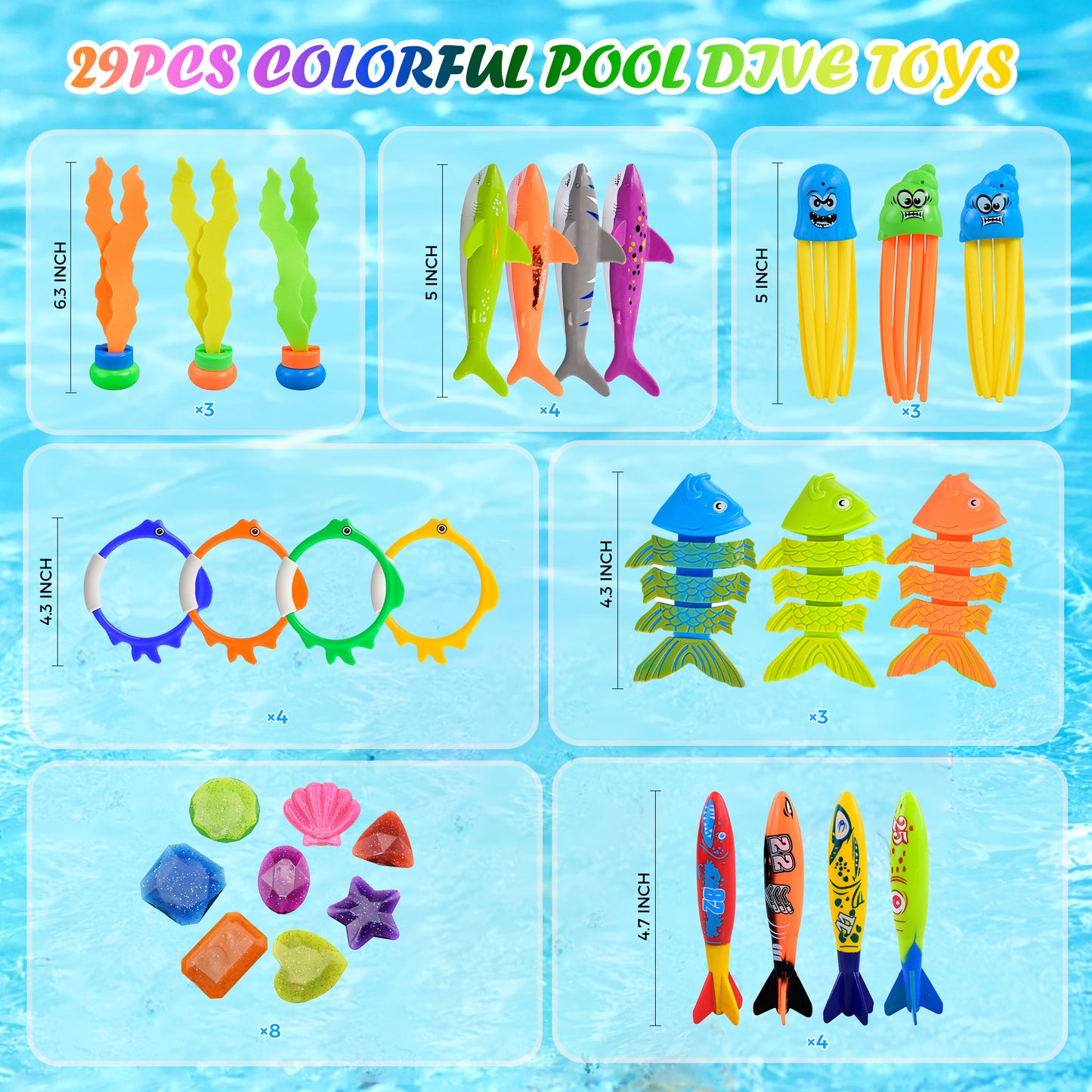 ALLJOY Pool Toys