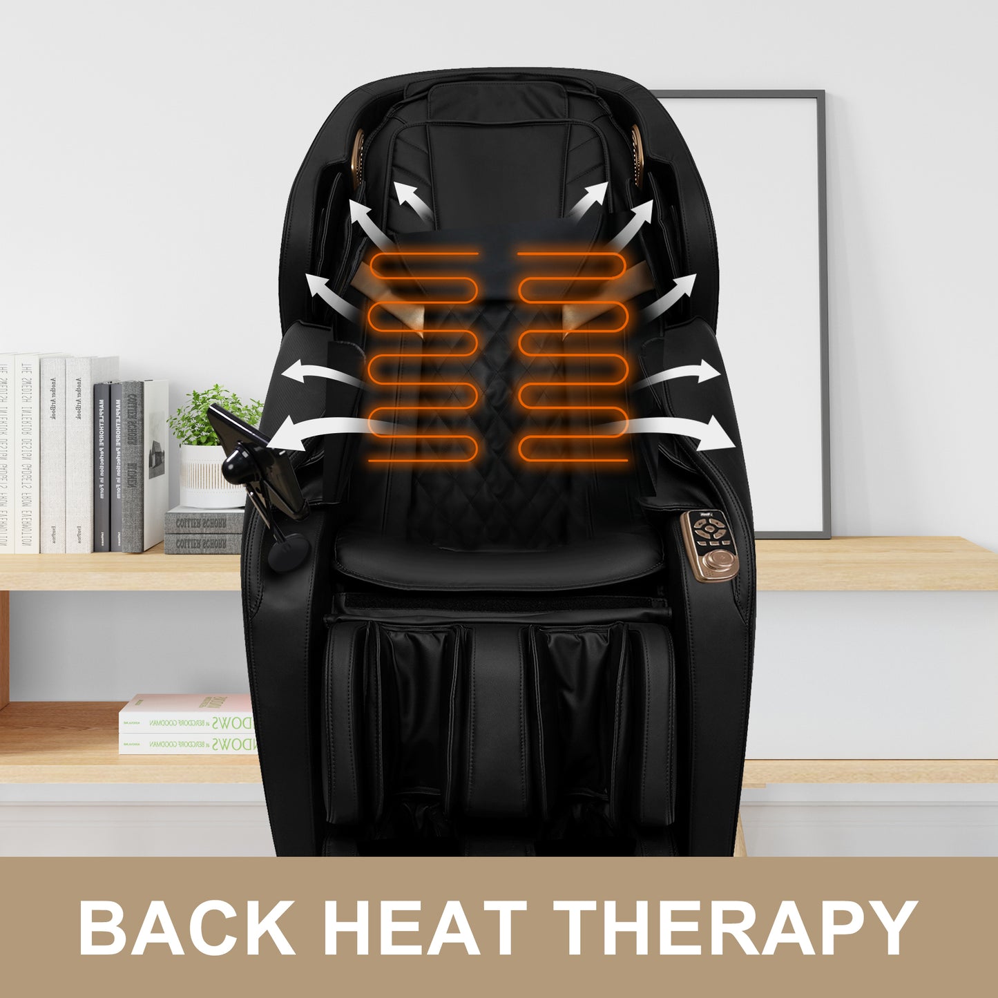 ALLJOY Full Body Massage Chair With Zero Gravity Recliner,with two control panel: Smart large screen & Rotary switch,spot kneading and Heating,Airbag coverage,Suitable for Home Office