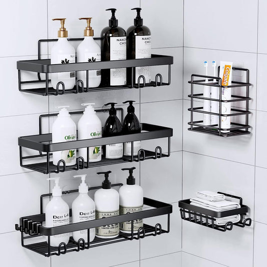 ALLJOY Shower Caddy Shelf Organizer Rack 5 Pack, Rustproof