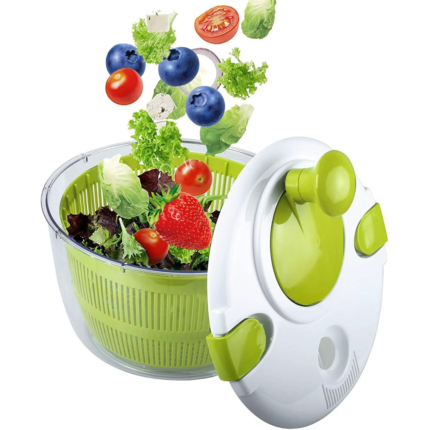 ALLJOY Salad Spinner Clearance! 5 Qt Large Lettuce Fruit