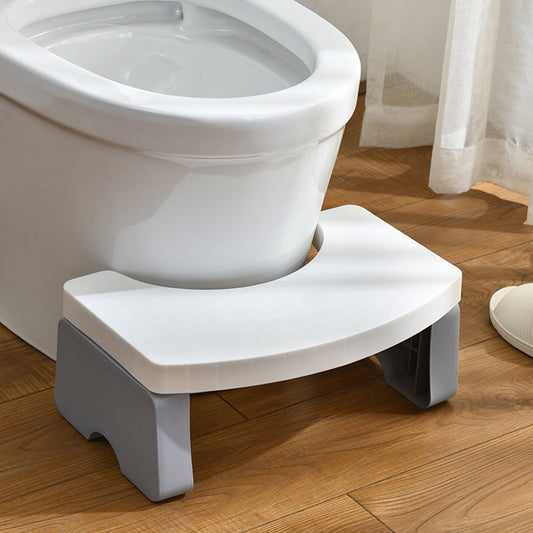 ALLJOY Squat Toilet Potty Stool Foldable Plastic Step Stool