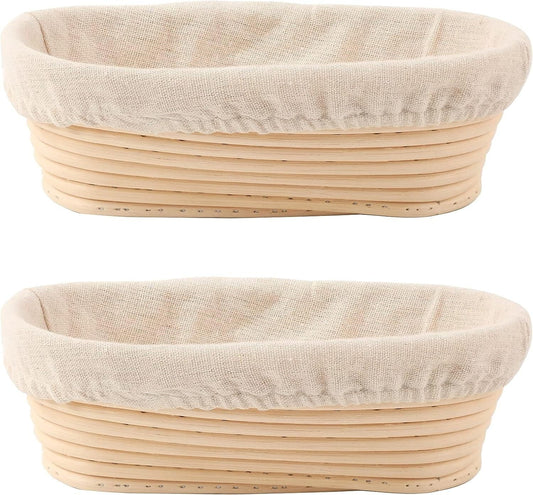 ALLJOY Bread Proofing Baskets Set of 2 10 inch