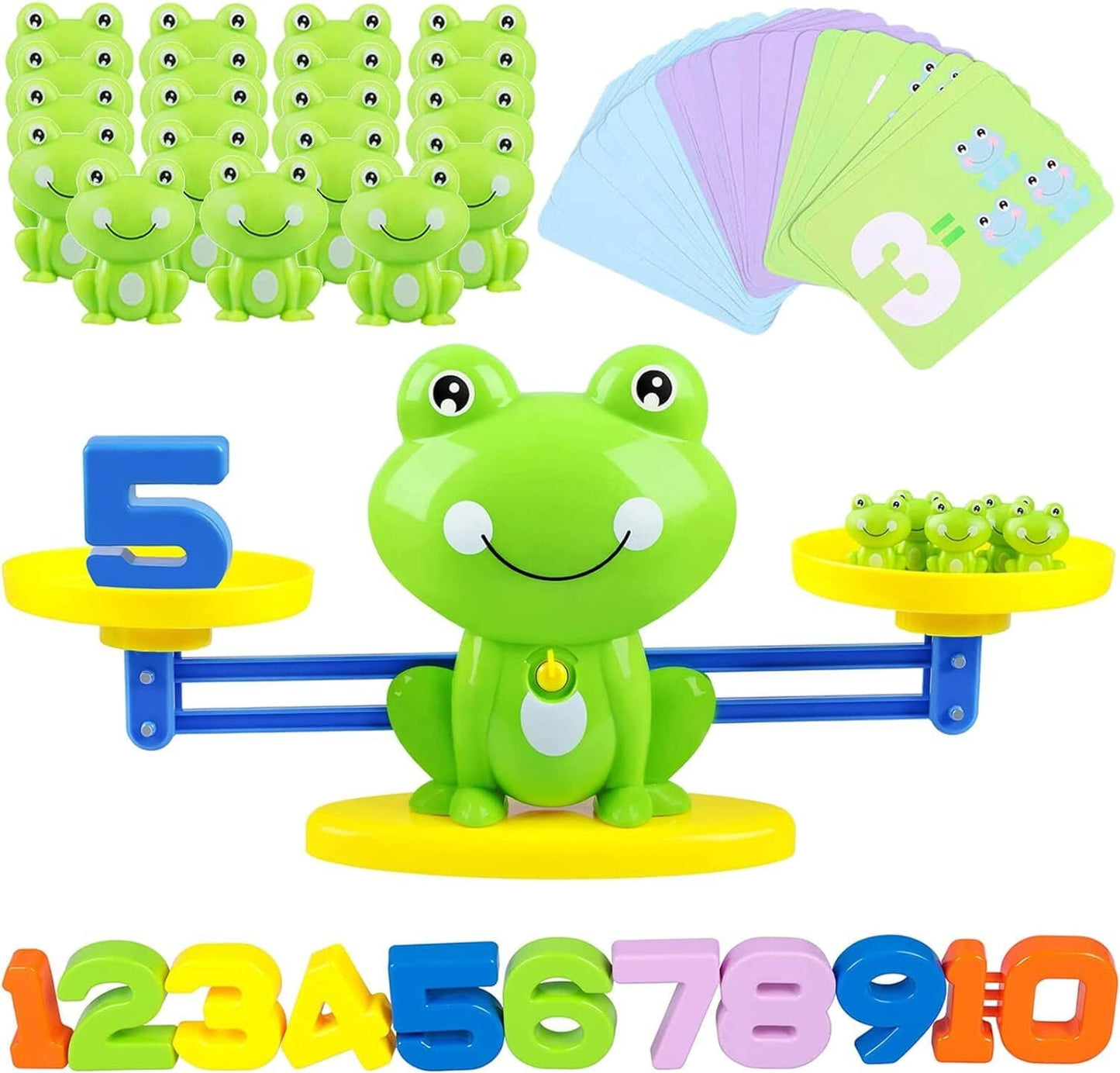 ALLJOY Kids Frog Balance Counting&Educational Toy Fun Math Learning